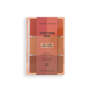Makeup Revolution - Face Palette Everything Base Face Icon Complexion - Dark