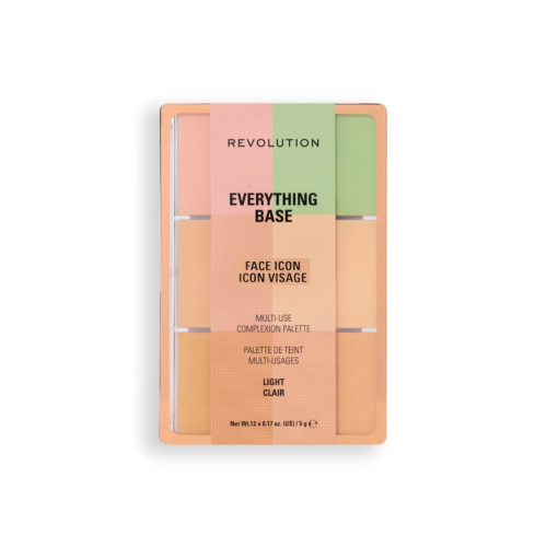 Makeup Revolution - Face Palette Everything Base Face Icon Complexion - Light
