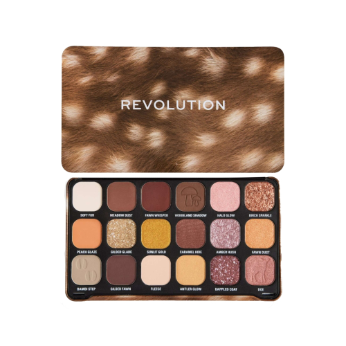 Makeup Revolution - Lidschattenpalette Forever Flawless - Doe Eyes