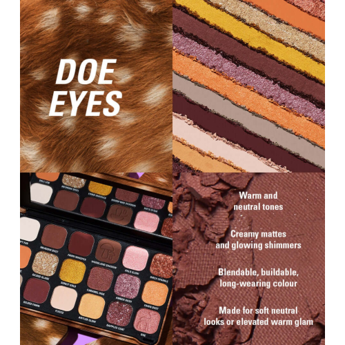 Makeup Revolution - Lidschattenpalette Forever Flawless - Doe Eyes