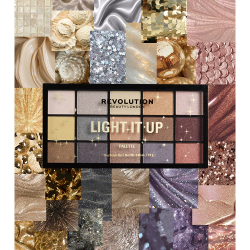 Makeup Revolution - Lidschattenpalette Reloaded - Light It Up