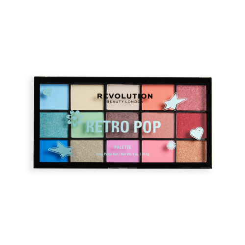Makeup Revolution - Lidschattenpalette Reloaded - Retro Pop
