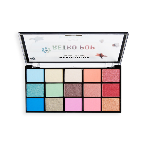 Makeup Revolution - Lidschattenpalette Reloaded - Retro Pop