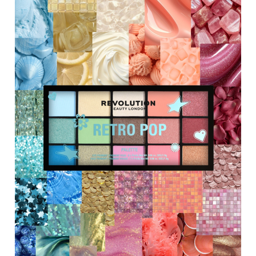 Makeup Revolution - Lidschattenpalette Reloaded - Retro Pop