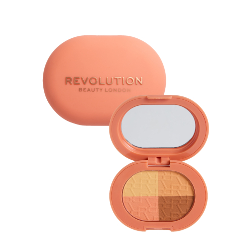 Makeup Revolution - Kompaktpuder Powder Pops Colour Correct - Dark to Deep