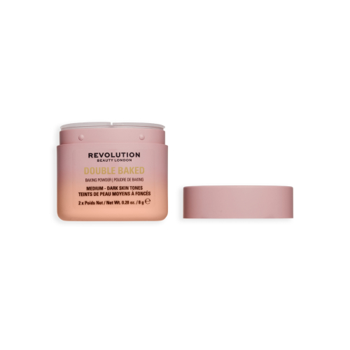 Makeup Revolution - Lose Puder Double Baked - Medium to Dark