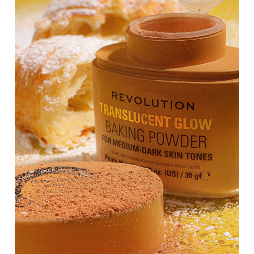 Makeup Revolution - Loses Puder für baking Translucent Glow - Medium to Dark