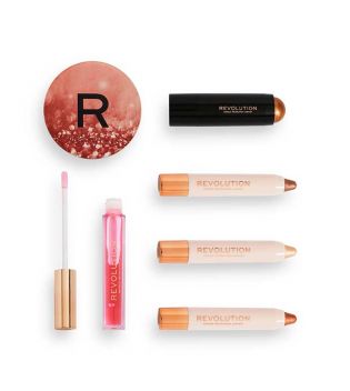 Revolution – Get The Look Make-up-Set – Glowy Glam