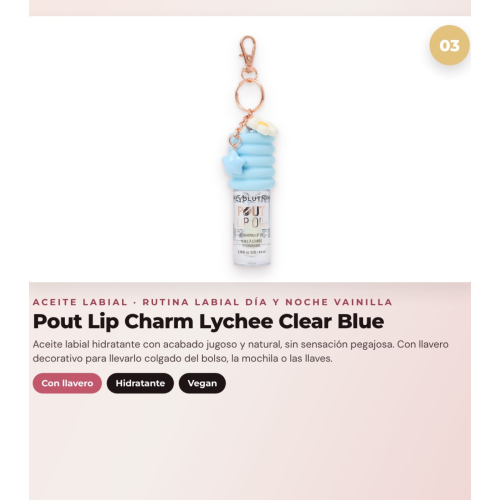 Makeup Revolution - Set aus Lippenmaske Juicy Peptide Pudding - Frosted Vanilla + Lippenbalsam Juicy Peptide - Clear Ice + Lippenöl Pout Lip Charm - Lychee Clear Blue