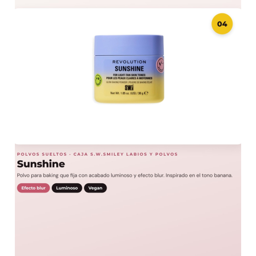 Makeup Revolution - Set *S.W.Smiley* - Lippen-Glanz Stellar Shine + Lippen-Glanz Pink Bliss + pH Lippen- und Wangenbalsam + lose Puder Sunshine