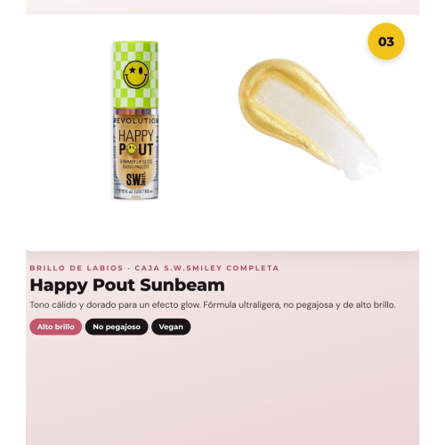 Makeup Revolution - Set *S.W.Smiley* - Pinsel On Cloud Nine + weicher Make-up-Schwamm + Lippenstift Happy Pout + Wimperntusche Dazzle Pop + Augenliner Winky Flick Double-Ended
