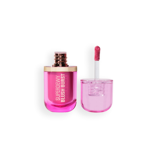 Makeup Revolution - *Super Dewy*  – Flüssiges Rouge  Blush burst - Bubblegum Burst Pink
