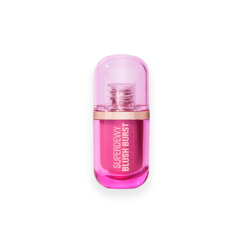 Makeup Revolution - *Super Dewy*  – Flüssiges Rouge  Blush burst - Bubblegum Burst Pink