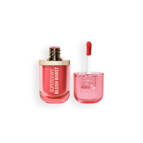 Makeup Revolution - *Super Dewy*  – Flüssiges Rouge  Blush burst - Watermelon Pop Coral
