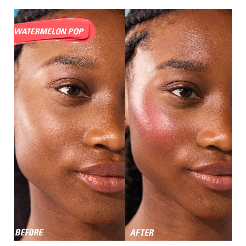 Makeup Revolution - *Super Dewy*  – Flüssiges Rouge  Blush burst - Watermelon Pop Coral