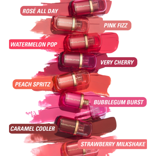 Makeup Revolution - *Super Dewy*  – Flüssiges Rouge  Blush burst - Watermelon Pop Coral