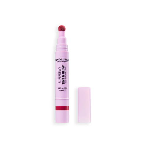 Makeup Revolution - *Super Dewy* - Flüssiger Blush Tint N Glow - Berry Blissful