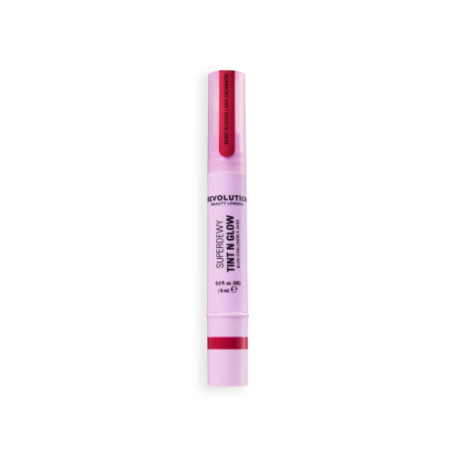 Makeup Revolution - *Super Dewy* - Flüssiger Blush Tint N Glow - Berry Blissful