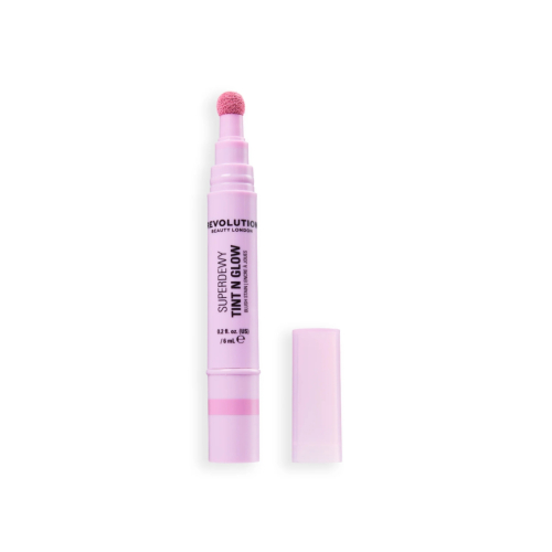 Makeup Revolution - *Super Dewy* - Flüssiger Blush Tint N Glow - Lilac Lullaby