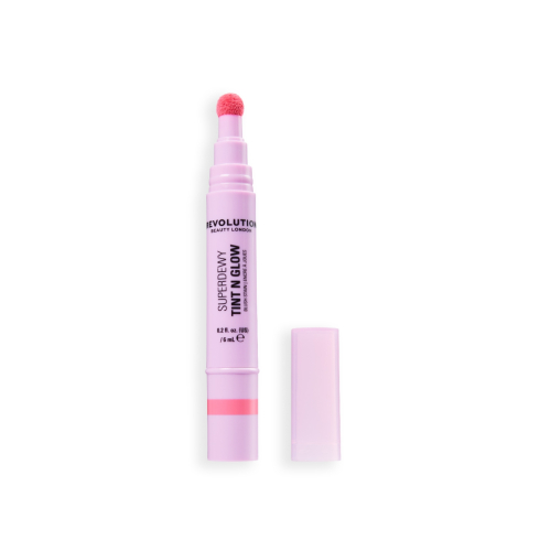 Makeup Revolution - *Super Dewy* - Flüssiger Blush Tint N Glow - Primrose Pink