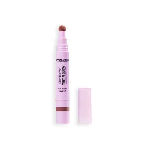 Makeup Revolution - *Super Dewy* - Flüssiger Blush Tint N Glow - Rose Ruffle
