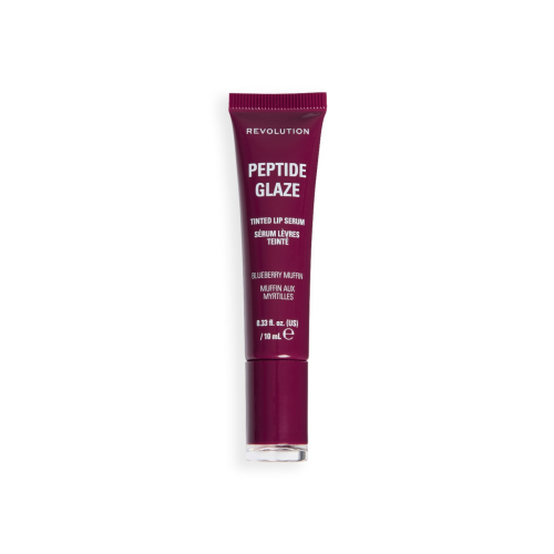 Makeup Revolution - Lippenfarbe mit Serum Peptide Glaze - Blueberry Muffin