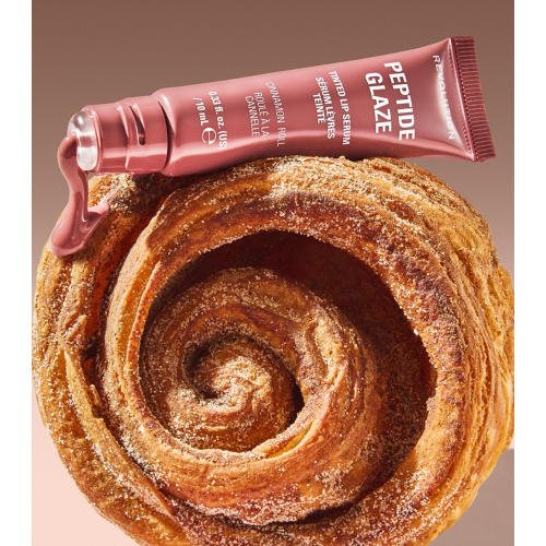 Makeup Revolution - Lippenfarbe mit Serum Peptide Glaze - Cinnamon Roll