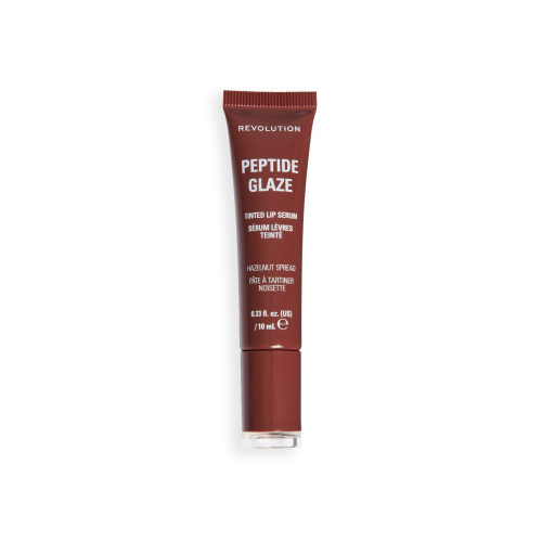 Makeup Revolution - Lippenfarbe mit Serum Peptide Glaze - Hazelnut Spread
