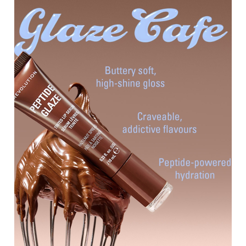 Makeup Revolution - Lippenfarbe mit Serum Peptide Glaze - Raspberry Crush