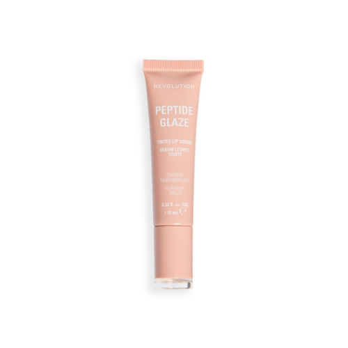 Makeup Revolution - Lippenfarbe mit Serum Peptide Glaze - Toasted Marshmallow