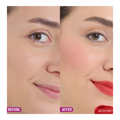 Makeup Revolution - Wangen- und Lippenfarbe Bouncy Pudding - Brush Drift