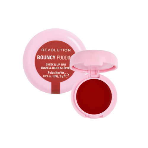 Makeup Revolution - Wangen- und Lippenfarbe Bouncy Pudding - Brush Drift