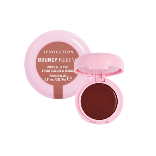 Makeup Revolution - Wangen- und Lippenfarbe Bouncy Pudding - Hazy Nude