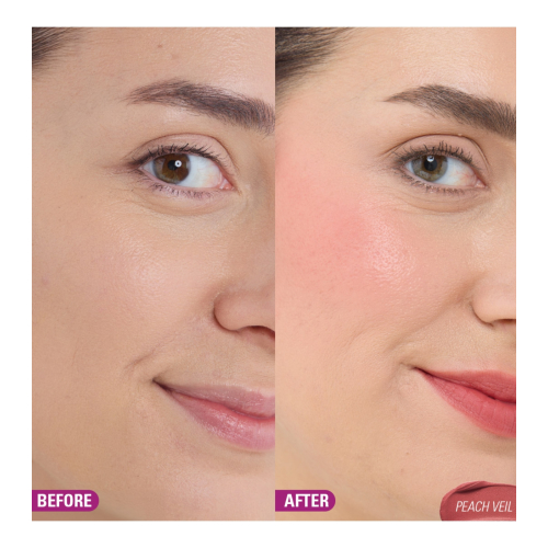 Makeup Revolution - Wangen- und Lippenfarbe Bouncy Pudding - Peach Veil