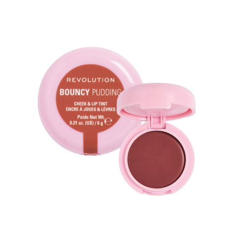 Makeup Revolution - Wangen- und Lippenfarbe Bouncy Pudding - Peach Veil