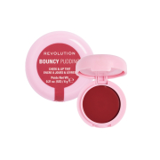 Makeup Revolution - Wangen- und Lippenfarbe Bouncy Pudding - Pink Mood