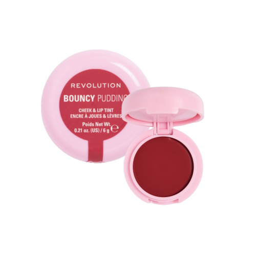Makeup Revolution - Wangen- und Lippenfarbe Bouncy Pudding - Pink Mood