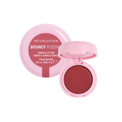 Makeup Revolution - Wangen- und Lippenfarbe Bouncy Pudding - Rosy Cloud