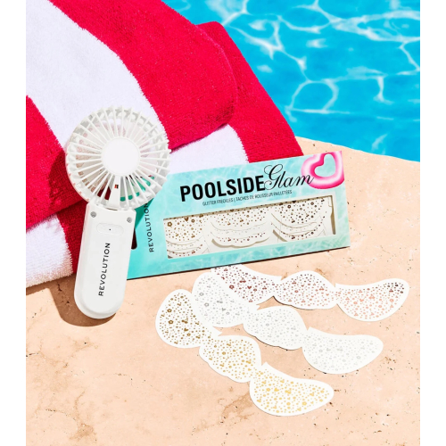 Makeup Revolution - *Poolside* - Elektrischer Handventilator für den Poolbereich