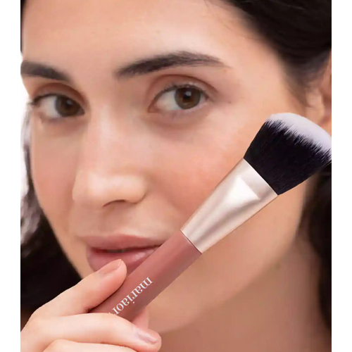 Maria Orbai - Doppelseitiger Gesichtspinsel Soft Vegan Brush Brownie - MO. 05