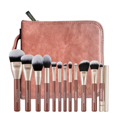 Maria Orbai - Schminktasche mit 13 Pinseln Vegan Brushes