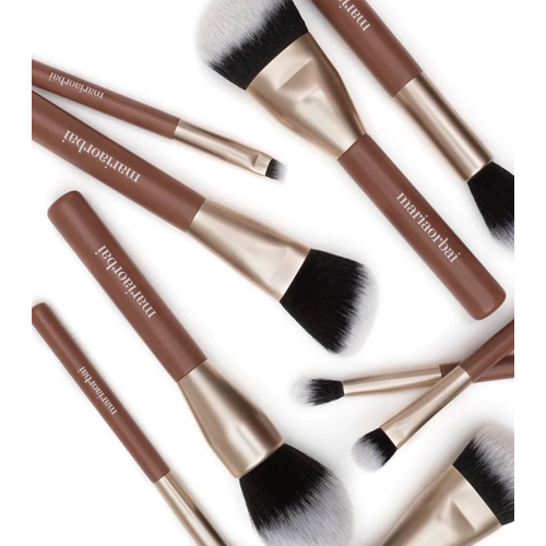 Maria Orbai - Schminktasche mit 13 Pinseln Vegan Brushes