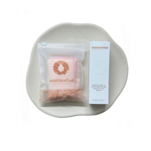 Maria Orbai - Aufpolsternde und regenerierende Gesichtsmaske + Musselin