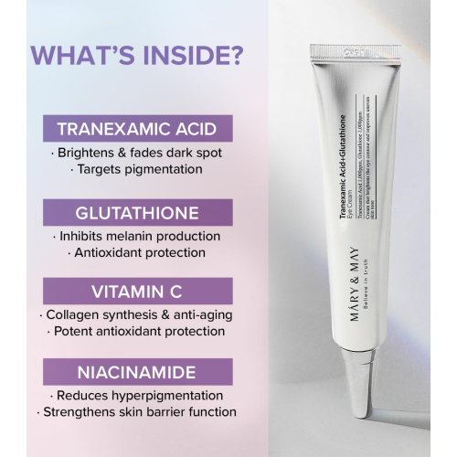 Mary & May - Augenkonturcreme Tranexamic Acid+ Glutathion