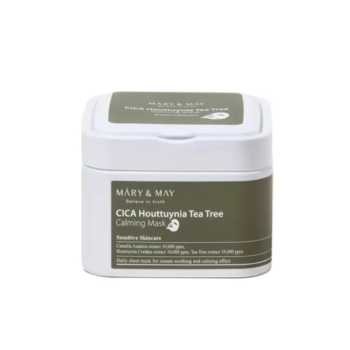 Mary & May - Cica Houttuynia Tea Tree Maske - 30ea