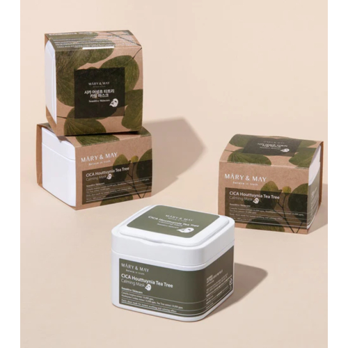 Mary & May - Cica Houttuynia Tea Tree Maske - 30ea