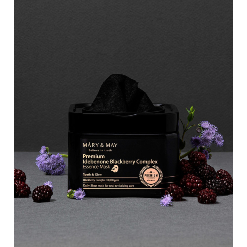 Mary & May - Maske Premium Idebenone Blackberry Complex Essence - 20ea