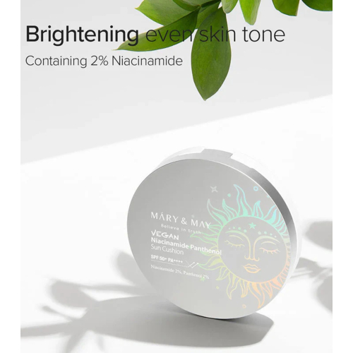 Mary & May - Kissen-Sonnenschutz LSF50+ PA++++ Niacinamide Panthenol