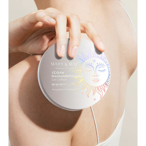 Mary & May - Kissen-Sonnenschutz LSF50+ PA++++ Niacinamide Panthenol