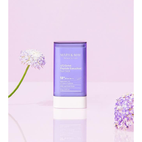 Mary & May - Sonnenschutzstift SPF50+ PA++++ Vegan Peptide Bakuchiol